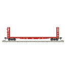 Atlas 50005794 N 48' GSI BULKHEAD FLAT CAR BURLINGTON