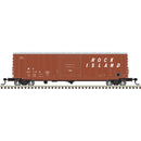 Atlas 50006360 N 50' PRECISION DESIGN BOX CAR ROCK ISLAND