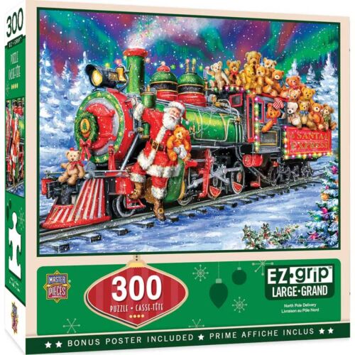 Train Enthusiast Vendors 19134 North Pole Delivery 300-Piece Puzzle