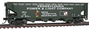 WalthersTrainline 931-1659 Offset Quad Hopper - Ready To Run - Pennsylvania Power & Light PPLX