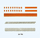 Preiser Kg 18218 Parapet Weathering Tiles -- For Quarrystone Walls