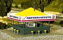 Atlas ATL715 Refreshment Stand -- 3-3/8 x 4-1/4"  8.4 x 10.7cm, HO Scale