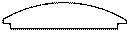 Northeastern Scale Lumber 632 Refrigerator Car Roof, HO Scale