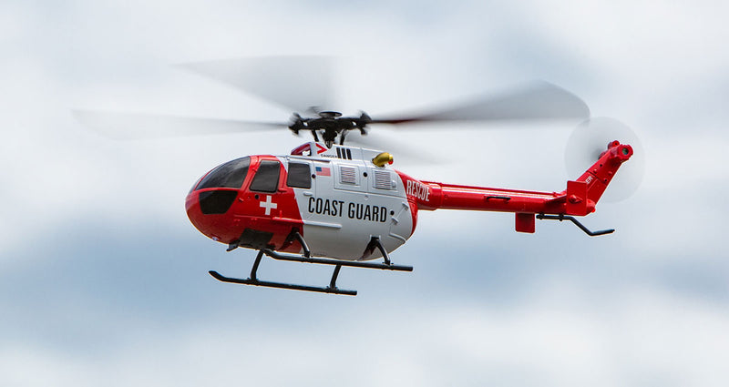Rage R/C 6050 Hero-Copter, 4-Blade RTF Helicopter; Coast Guard