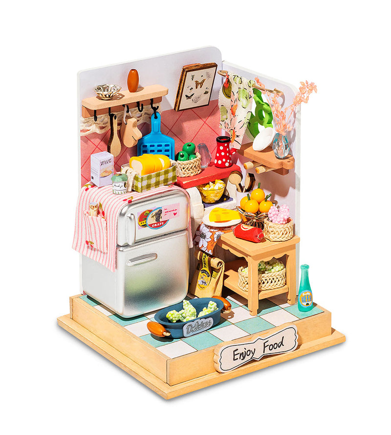 Robotime DS015 Super Mini House; Taste Life - Kitchen