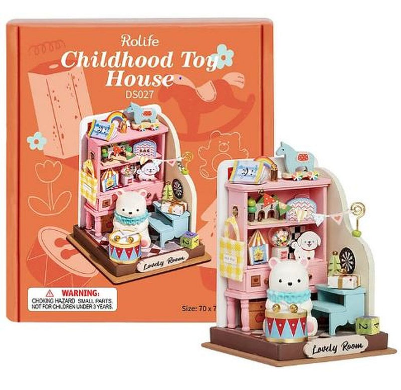 Robotime DS027 Rolife Childhood Toy House DIY Miniature House