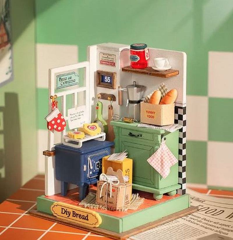 Robotime DS029 Rolife Afternoon Baking Time DIY Miniature House