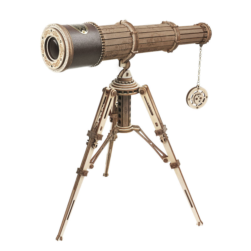 Robotime ST004 Mechanical Wood Models; Monocular Telescope