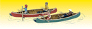 Woodland Scenics WOO2200 Scenic Accents(R) -- Canoers pkg(6), N Scale