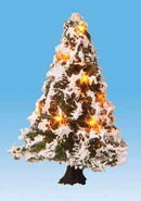 Noch Gmbh & Co 22110 Snow-Covered Christmas Tree with 10 LEDs -- 2" 5cm Tall, All Scales