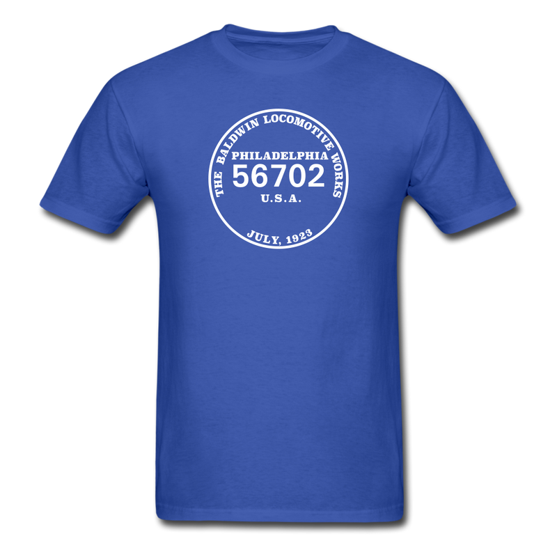 Baldwin Locomotive Works Builder's Plate - Unisex Classic T-Shirt - royal blue