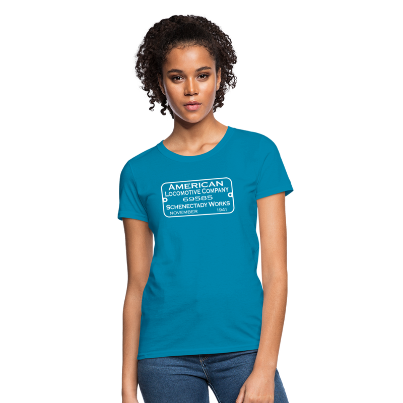 ALCO Builder's Plate - Women's T-Shirt - turquoise