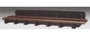 Atlas ATL882 Through Plate-Girder Bridge w/Code 100 Track Add-On -- Kit - Single Track, Bridge: 8" 20.3cm, Track: 9" 22.9cm, HO Scale