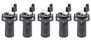 Kato KAT23-069 Trapezoid-Shaped Single-Track Bridge Piers -- Kit pkg(5), N Scale