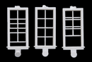 Micro Engineering 80064 Windows -- 8-Pane, 28 x 64" 71.1 x 163cm pkg(8), HO Scale