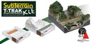Kato KATK28885 Woodland Scenics(R) Subterrain(R) T-Trak Module Kit with Unitrack -- Straight, N Scale