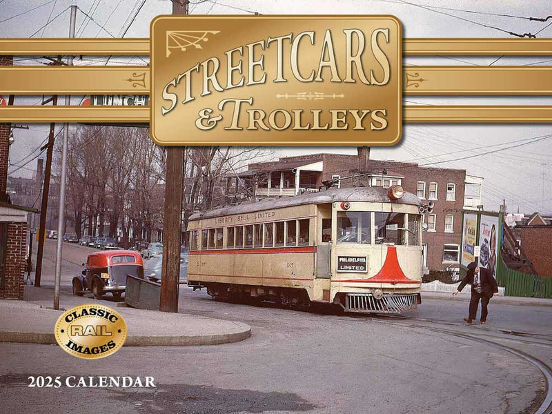 Tidemark 5155 Streetcars & Trolleys 2025 Calendar -- 11 x 14"  27.9 x 35.6cm