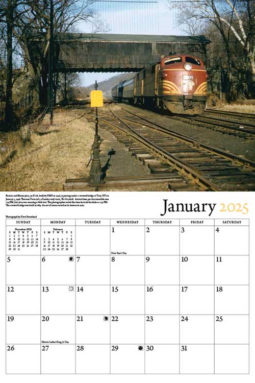 Tidemark 5162 Those Remarkable Trains 2025 Calendar -- 11 x 14"  27.9 x 35.6cm