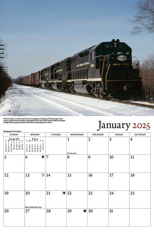 Tidemark 5186 New York Central 2025 Calendar -- 11 x 14"  27.9 x 35.6cm