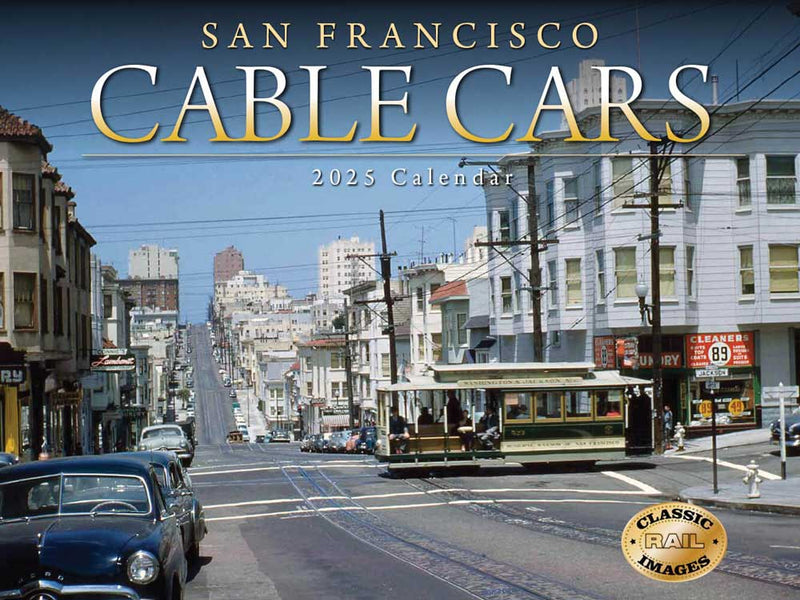 Tidemark 5322 San Francisco Cable Cars 2025 Calendar -- 11 x 14"  27.9 x 35.6cm