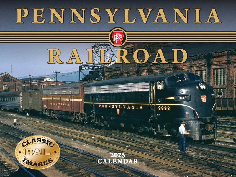 Tidemark 5230 Pennsylvania Railroad 2025 Calendar -- 11 x 14"  27.9 x 35.6cm