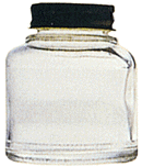 Badger 50-0053 Glass Airbrush Jar and Cover, 2oz 60ml for Model 200, 250, 350 and 150 Airbrushes