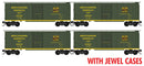 Micro Trains Line 983 00 233 N 40' Single-Door Boxcar 4-Pack - Ready to Run -- Western Pacific