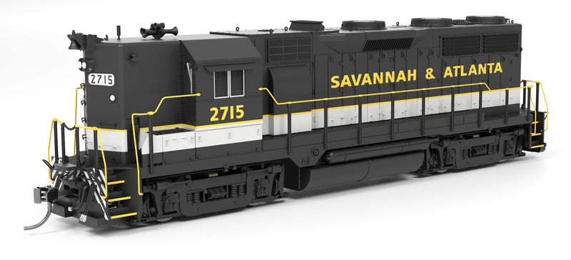 PREORDER Broadway Limited Imports HO 10018 EMD GP35, Savannah & Atlanta 2715, As Appears Today, No-Sound / DCC-Ready