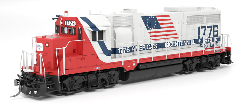 PREORDER Broadway Limited Imports HO 10020 EMD GP35, Soo Line 1776, Bicentennial Scheme, No-Sound / DCC-Ready