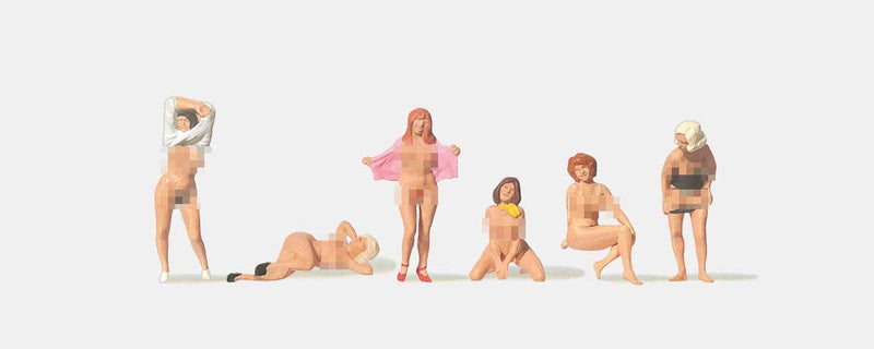 Merten HO 212527 Nude Women Sunbathers, Set 2 (6)