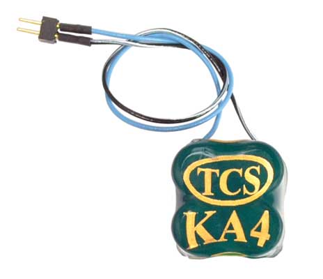 Train Control Systems 1667	KA4-C Keep Alive with 2-Pin Quick Connector Harness -- 1/2 x 1/2 x 7/16" 1.3 x 1.3 x 1.2cm, All Scale