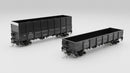 PREORDER Rapido 163009 HO NP 40' Drop-Bottom Gondola 6-Pack - Ready to Run -- Northern Pacific Set