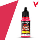 Vallejo 72157 Game Color Flourescent Red 6pk