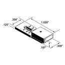 Kadee HO 505 Coupler Conversion Bolster For Six Wheel Passenger Trucks