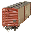 Kadee #6419 PS-1 50' Boxcar with 8' Door - Ready to Run -- Western Pacific #36011 (Boxcar Red, black, white), HO Scale