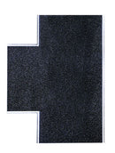 Vollmer HO 48263 Weathered Asphalt Street 90 Degree T Intersection, 6-1/8 x 5-1/8"