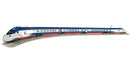 Bachmann Trains HO 1206 Amtrak Acela II Train Set, Standard DC, Spectrum, Powered & Unpowered Locos, 3 Cars, 81 x 45" E-Z Track Oval, Controller