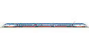 Bachmann Trains HO 1206 Amtrak Acela II Train Set, Standard DC, Spectrum, Powered & Unpowered Locos, 3 Cars, 81 x 45" E-Z Track Oval, Controller