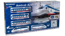 Bachmann Trains HO 1206 Amtrak Acela II Train Set, Standard DC, Spectrum, Powered & Unpowered Locos, 3 Cars, 81 x 45" E-Z Track Oval, Controller