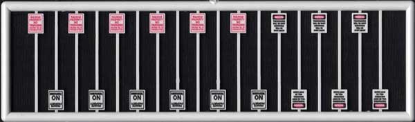 Tichy Train Group N 2693 No Trespassing Signs