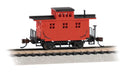 Bachmann Trains N 15758 Old-Time Wood Bobber Caboose, Painted, Unlettered (red)