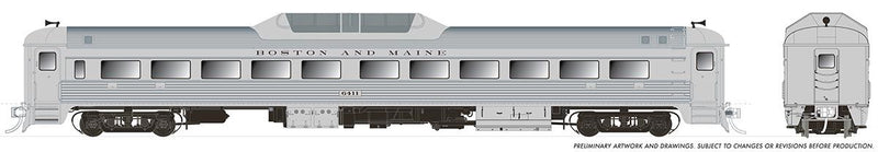 PREORDER Rapido HO 16305 Budd RDC-9, Boston & Maine (McGinnis)