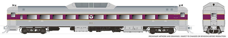 PREORDER Rapido HO 16319 Budd RDC-9, Massachusetts Bay Transportation Authority