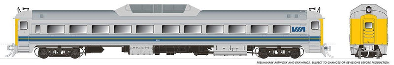 PREORDER Rapido HO 16341 Budd RDC-9, VIA Rail Canada