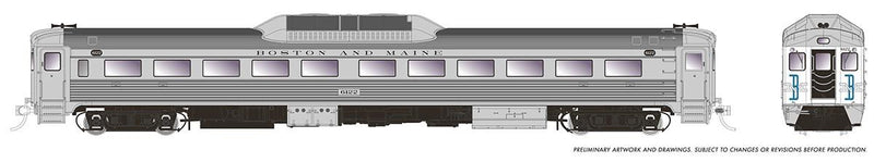 PREORDER Rapido HO 16804 Budd RDC-1 Phase 1c, Boston & Maine (McGinnis)