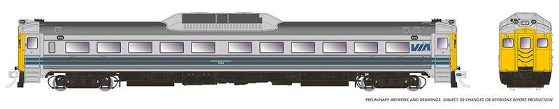 PREORDER Rapido HO 16840 Budd RDC-1 Phase 1c, VIA Rail Canada