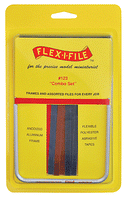 Profile Accessories Inc. 123 Flex-I-File Combo Set, Frame with 8 Each Fine, Medium & Coarse Tapes, 1 Bonus Tape