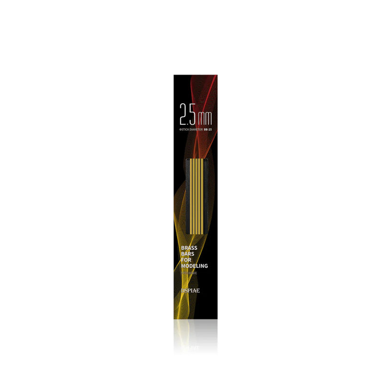 DSPIAE Brass Bars For Modeling 2.5mm (5pcs)