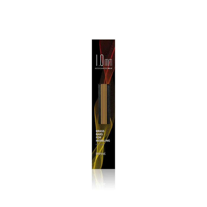 DSPIAE Brass Bars For Modeling 1.0mm (8pcs)