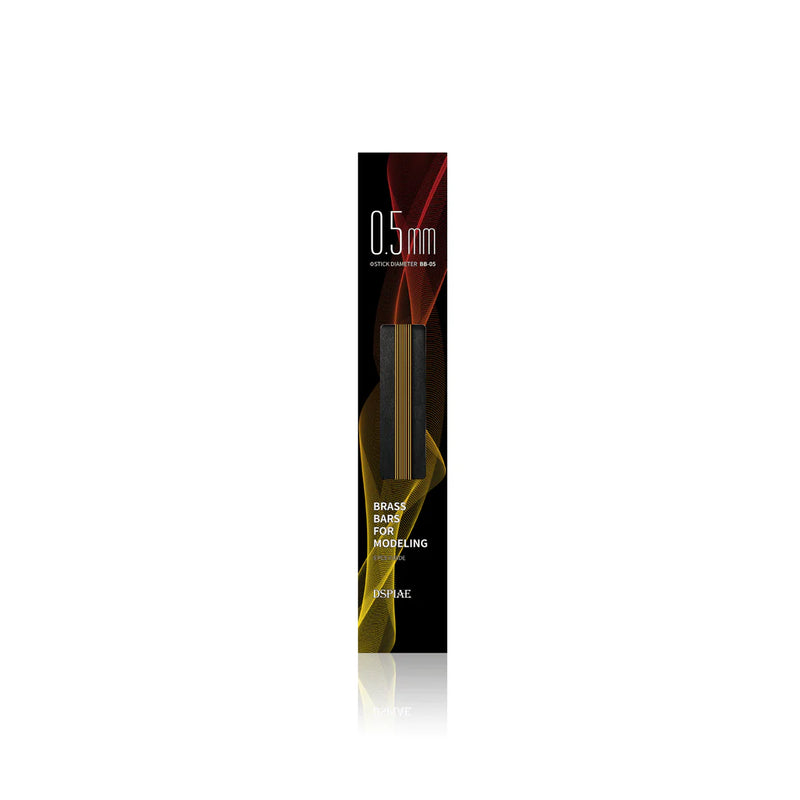 DSPIAE Brass Bars For Modeling 0.5mm (8pcs)
